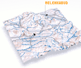 3d view of Meleh Kabūd