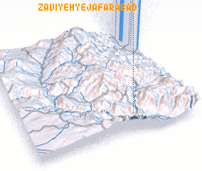 3d view of Zāvīyeh-ye Ja‘farābād