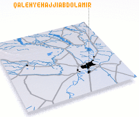 3d view of Qal‘eh-ye Ḩājjī ‘Abd ol Amīr