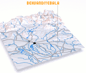 3d view of Behvandī-ye Bālā