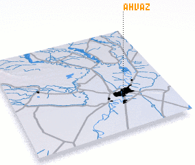 3d view of Ahvāz