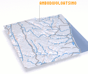 3d view of Ambodivolo Atsimo