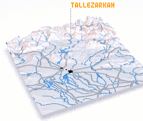 3d view of Tall-e Zarkah