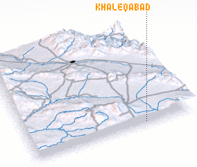 3d view of Khāleqābād