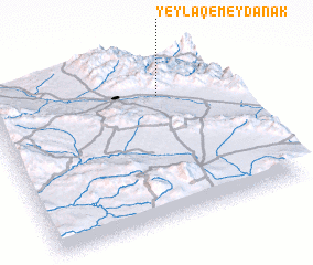 3d view of Yeylāq-e Meydānak