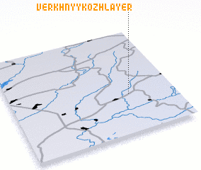 3d view of Verkhnyy Kozhlayer