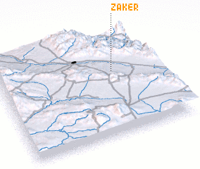 3d view of Z̄āker