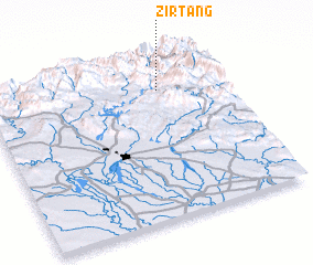 3d view of Zīr Tang