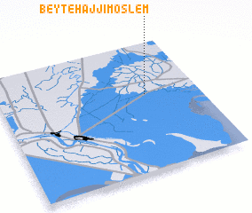 3d view of Beyt-e Ḩājjī Moslem