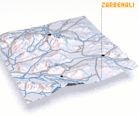 3d view of Ẕarbeh‘alī