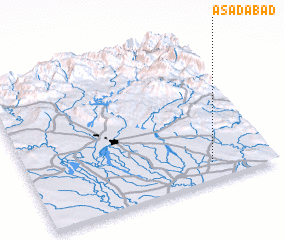 3d view of Asadābād