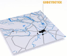 3d view of Gobeyr-e Yek