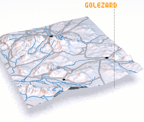 3d view of Gol-e Zard