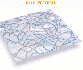 3d view of Qal‘eh-ye Zendlīj
