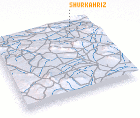 3d view of Shūr Kahrīz