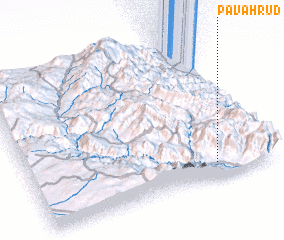 3d view of Pāvah Rūd