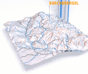 3d view of Barchaman Gol