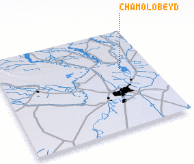 3d view of Cham ol ‘Obeyd