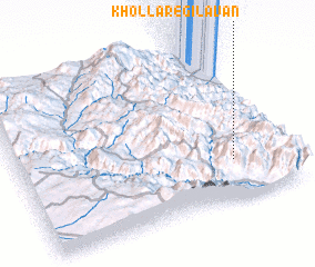 3d view of Khollar-e Gīlavān