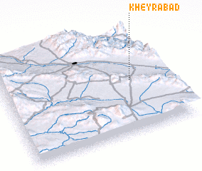 3d view of Kheyrābād