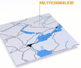 3d view of Malyye Shabalichi