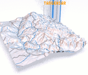 3d view of Tangeh Sar