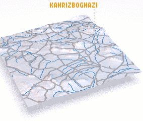 3d view of Kahrīz Boghāzī