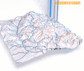 3d view of Ardeh Kūshan