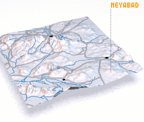 3d view of Meyābād