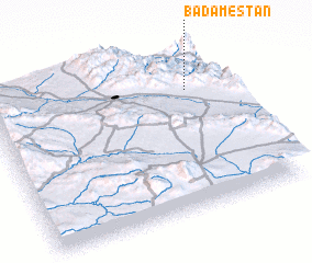 3d view of Bādāmestān