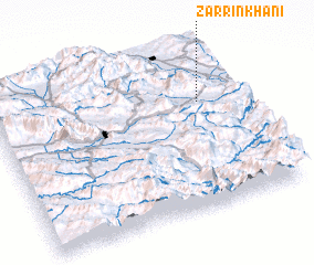 3d view of Zarrīn Khānī