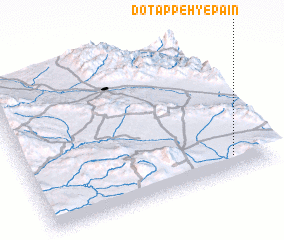 3d view of Do Tappeh-ye Pāʼīn