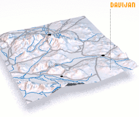 3d view of Dāvījān