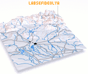 3d view of Lab Sefīd-e ‘Olyā