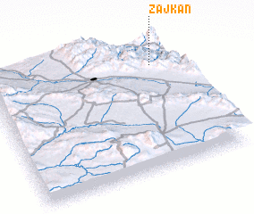 3d view of Zājkān