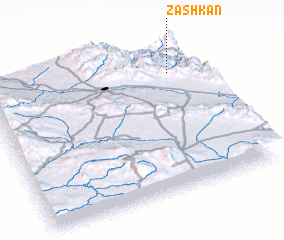 3d view of Zashkān