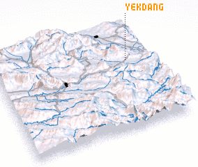 3d view of Yek Dāng