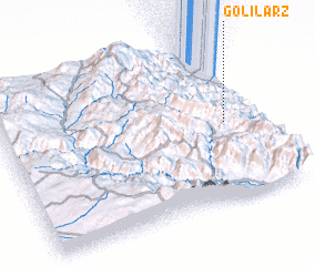 3d view of Golī Larz