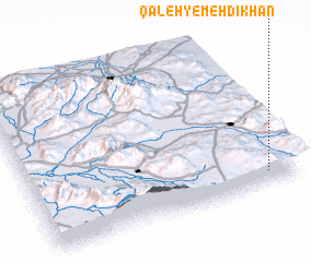 3d view of Qal‘eh-ye Mehdī Khān