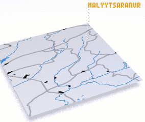 3d view of Malyy Tsaranur