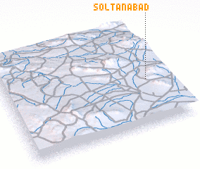 3d view of Solţānābād