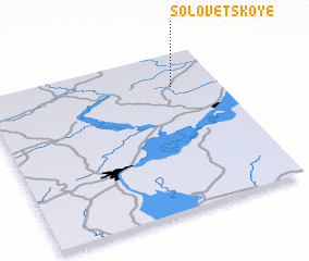 3d view of Solovetskoye