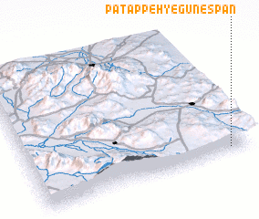 3d view of Pā Tappeh-ye Gūnespān