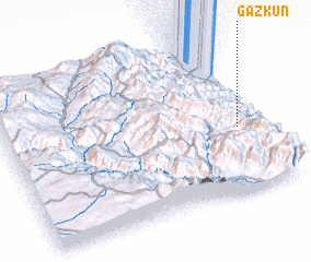 3d view of Gazkūn