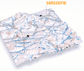 3d view of Sang Sefīd