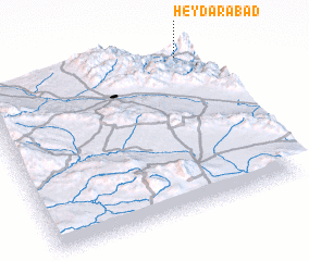 3d view of Ḩeydarābād