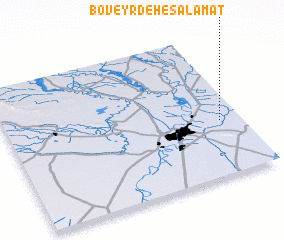 3d view of Boveyr Deh-e Salāmāt