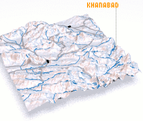 3d view of Khānābād