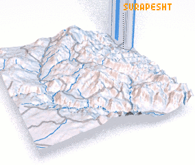 3d view of Sūrā Pesht