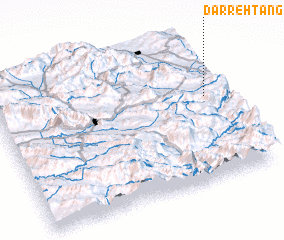 3d view of Darreh Tang